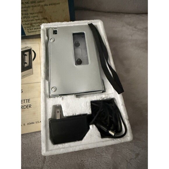 1982 Sears Cassette Player Recorder in Box #57 21741 Excellent Condition - Picture 3 of 8